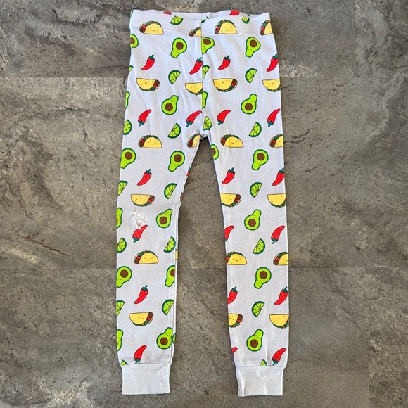 Old Navy Kids Pajama Set, T-shirt and Long Pants, Let’s Taco Bout It, Size 5T - Picture 10 of 17